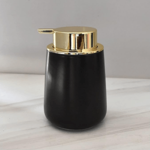 Press-type shower gel foaming ceramic bottle