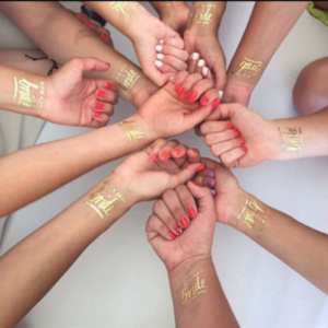 Temporary Tattoos 'Bride Tribe'